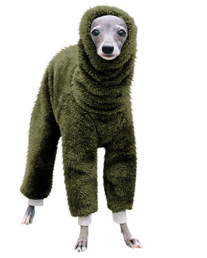 High-neck Casual Four-legged Pet One-piece Sweater Double-sided Fleece Winter Dog Clothes