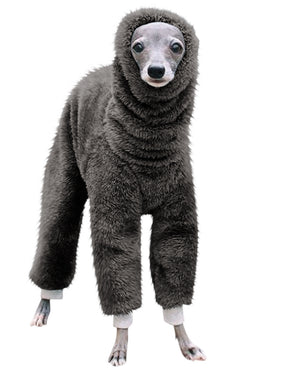 High-neck Casual Four-legged Pet One-piece Sweater Double-sided Fleece Winter Dog Clothes