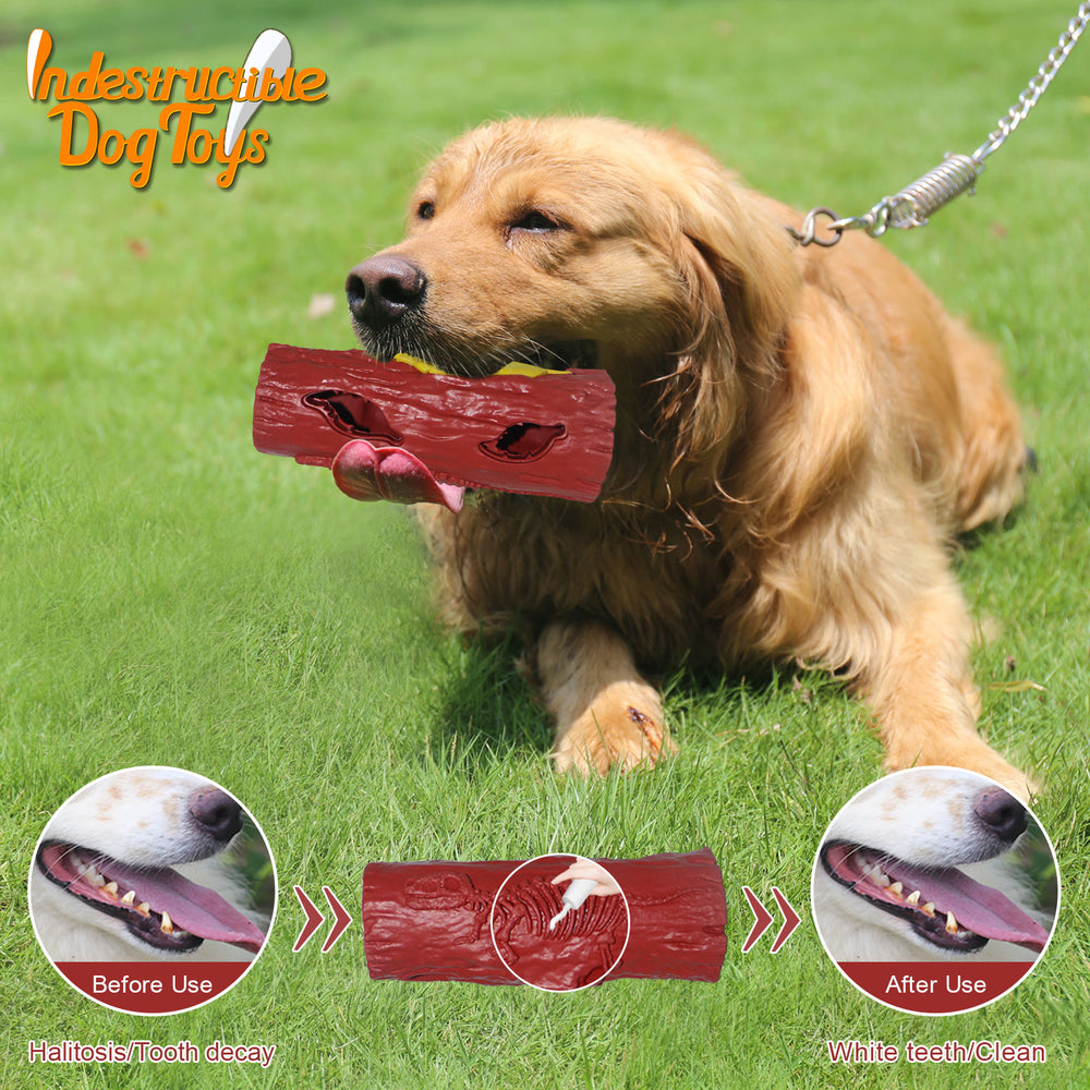 Dog Chew Toys for Aggressive Chewer, Tough Dog Dental Chews Toy, Indestructible DogToys for Large Dogs  Chew Toys,