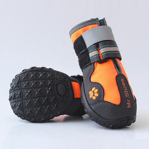 Pet Dog Shoes For Sports Mountain Wearable For Pets PVC Soles Waterproof Reflective Dog Boots Perfect for Small Medium Large Dog