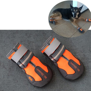 Pet Dog Shoes For Sports Mountain Wearable For Pets PVC Soles Waterproof Reflective Dog Boots Perfect for Small Medium Large Dog